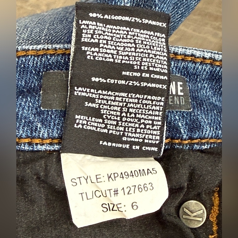 KUT from the Kloth  Womens Blue Catherine Boyfriend Jeans Stretch Size 6 - Picture 10 of 11